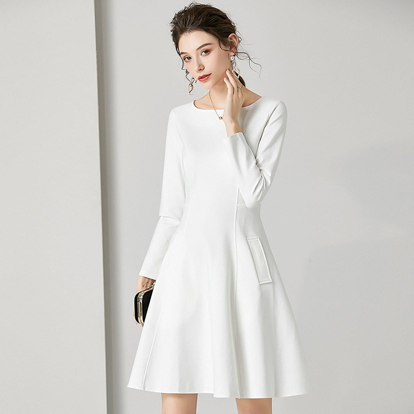 Jovani 02564 Short Fit & Flare White Floral Applique Cocktail Dress We –  Glass Slipper Formals